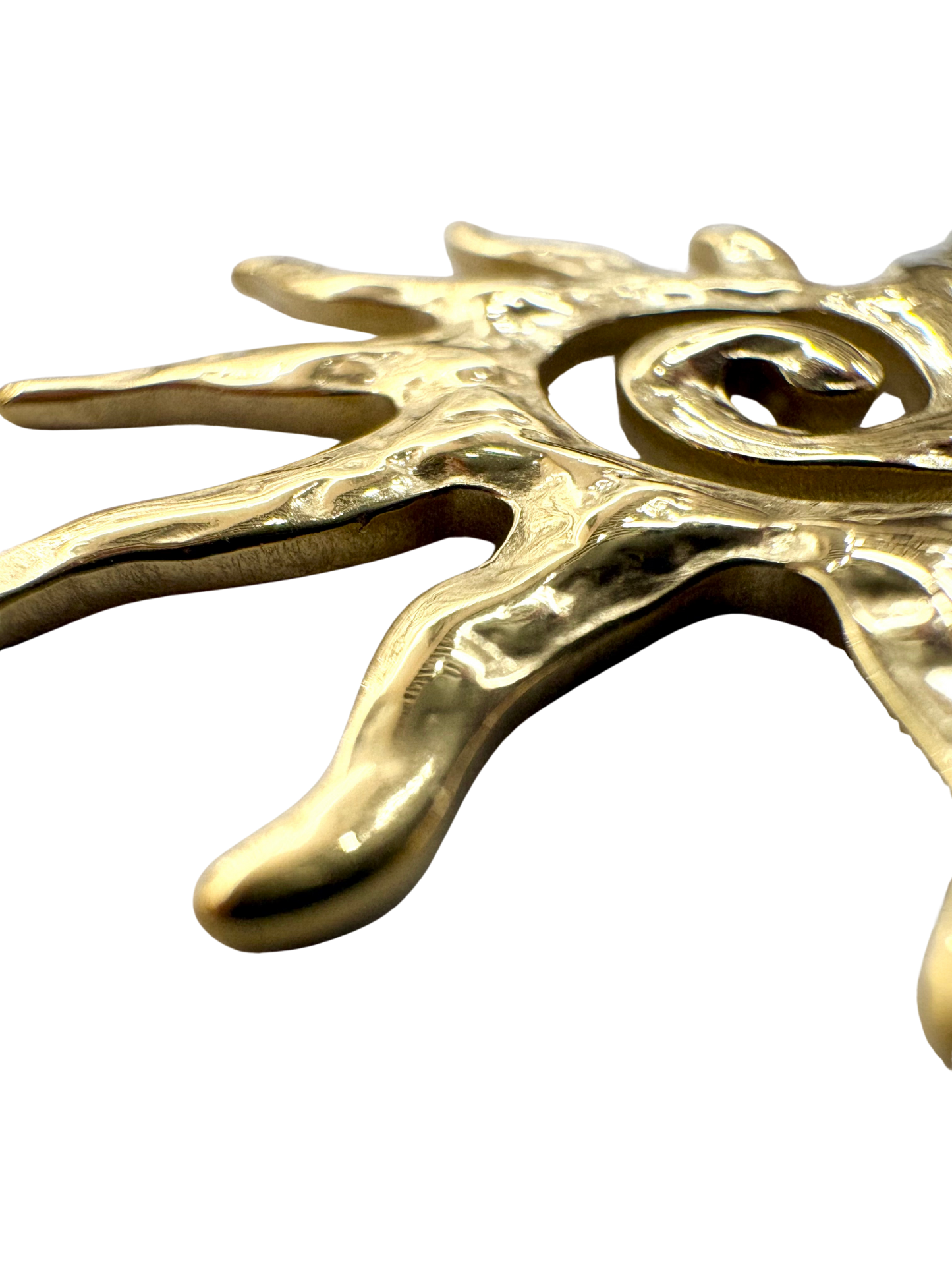 Large Spiral Sun Pendant