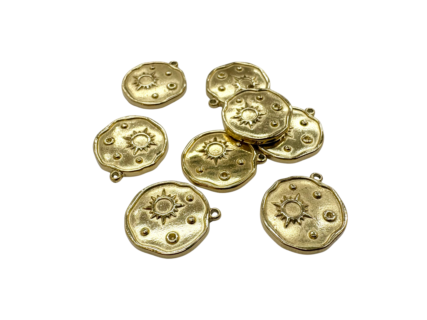 Celestial Star Coin Charm