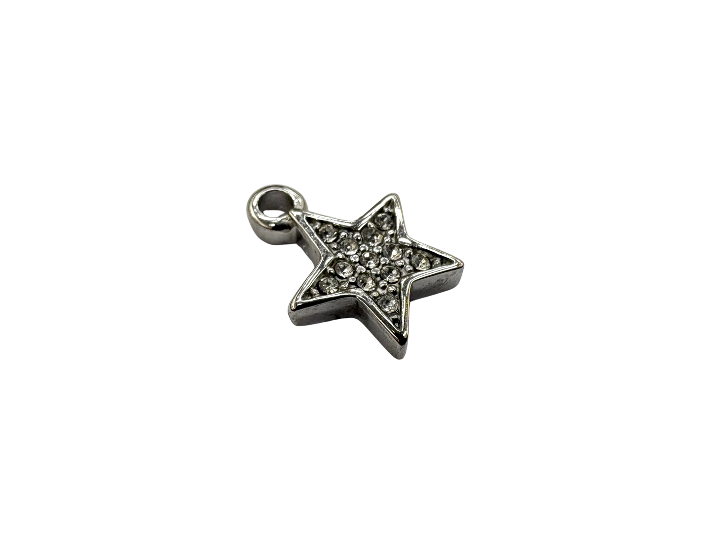 Rhinestone Filled Star Charm