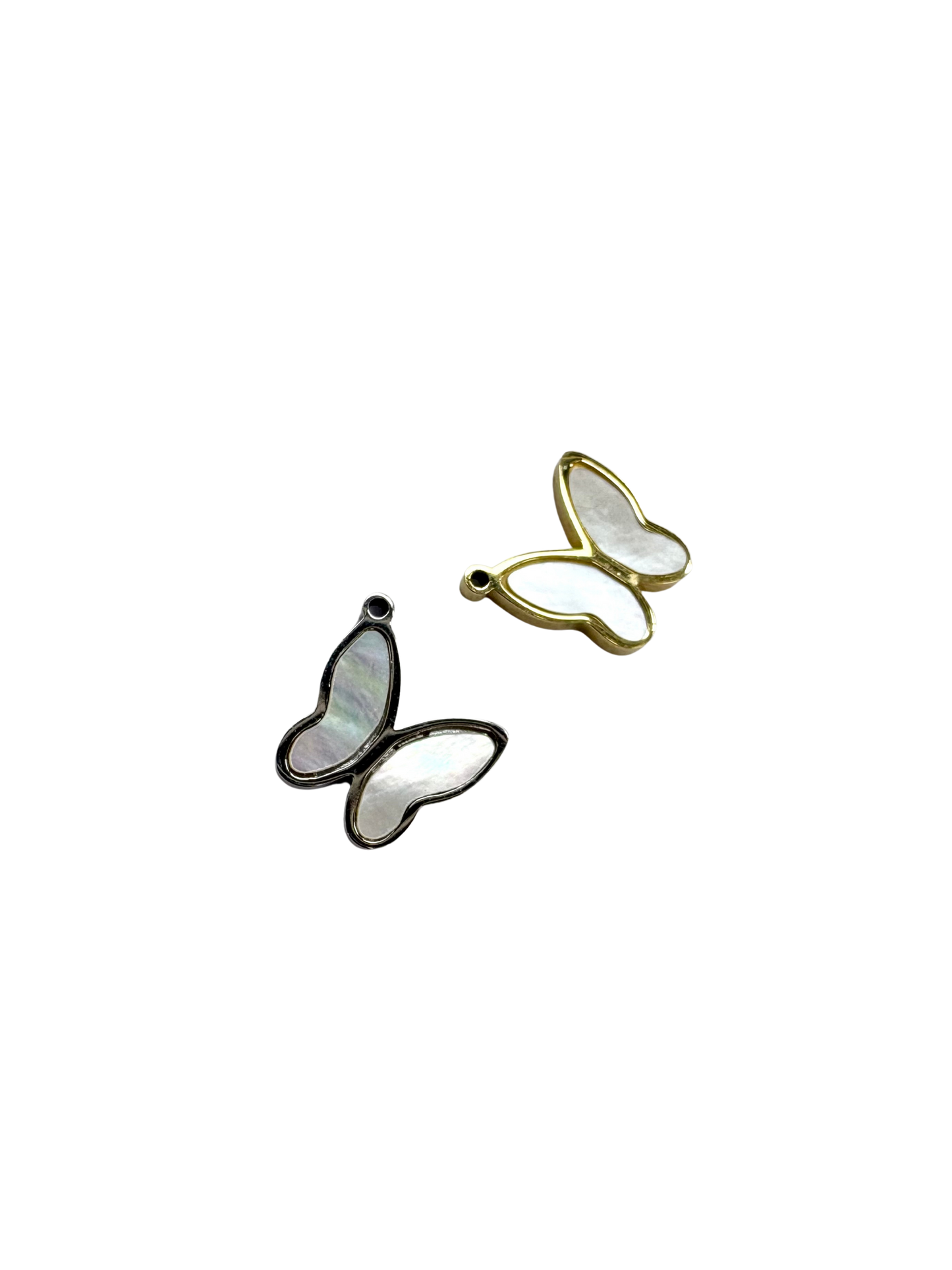 Mother of Pearl Simple Butterfly Charm