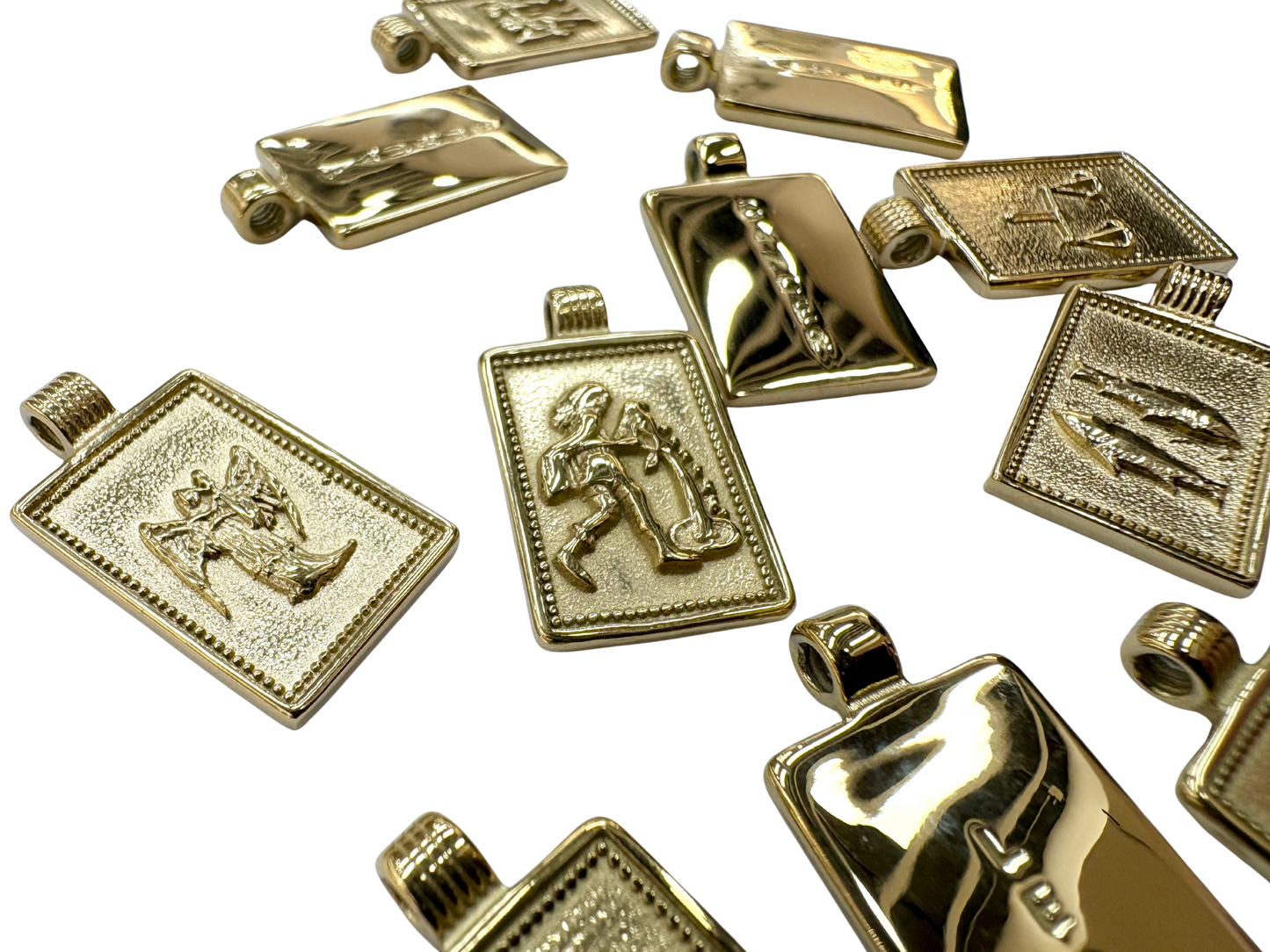 Zodiac Card Charms Set of 12