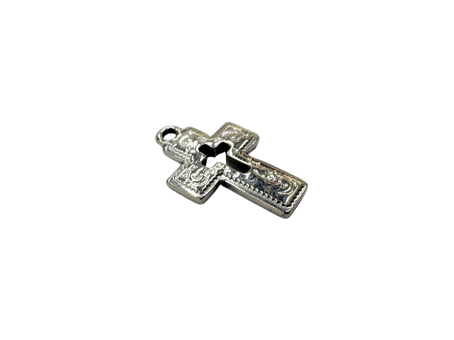 Cutout Cross Charm
