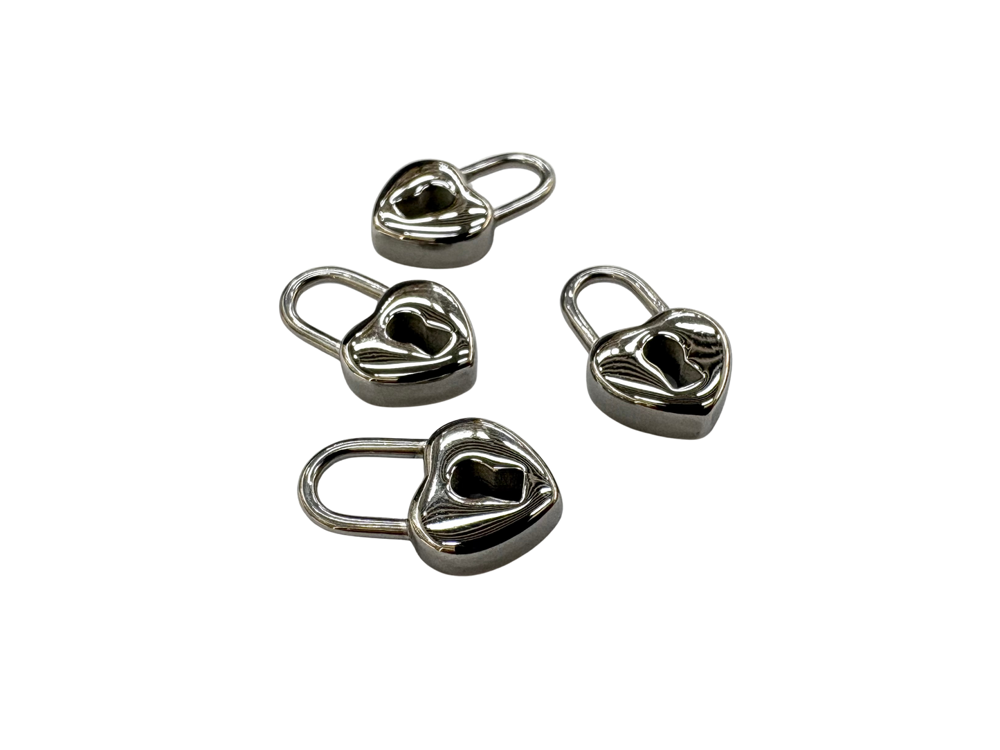 Heart Keyhole Lock Charm