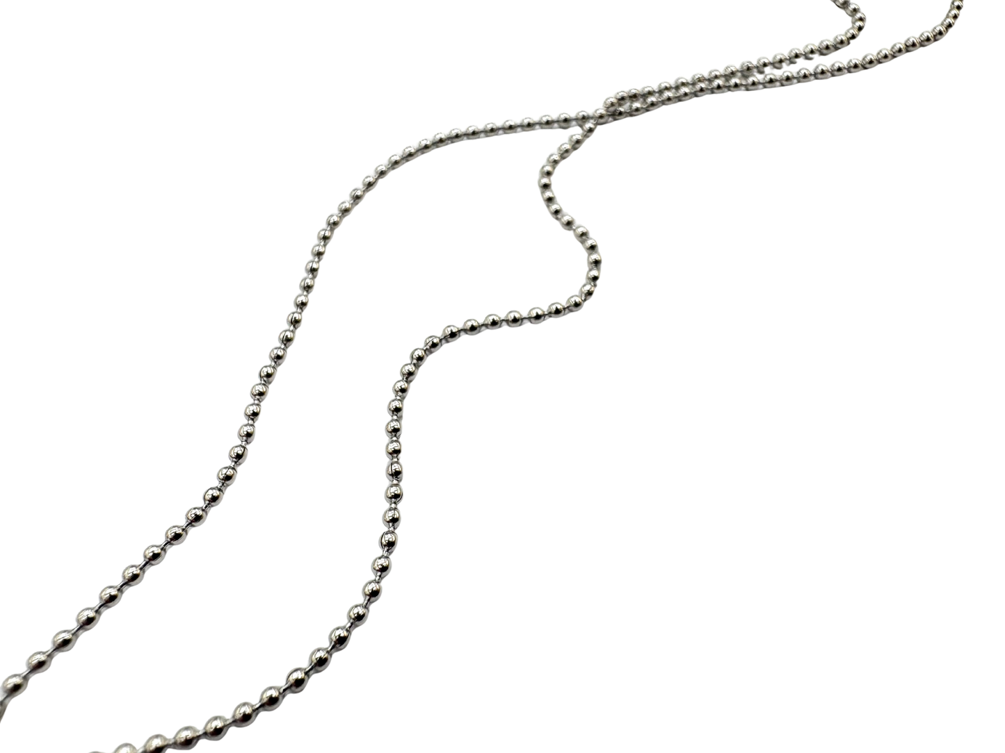 Delicate Ball Bead Chain Pre-Assembled