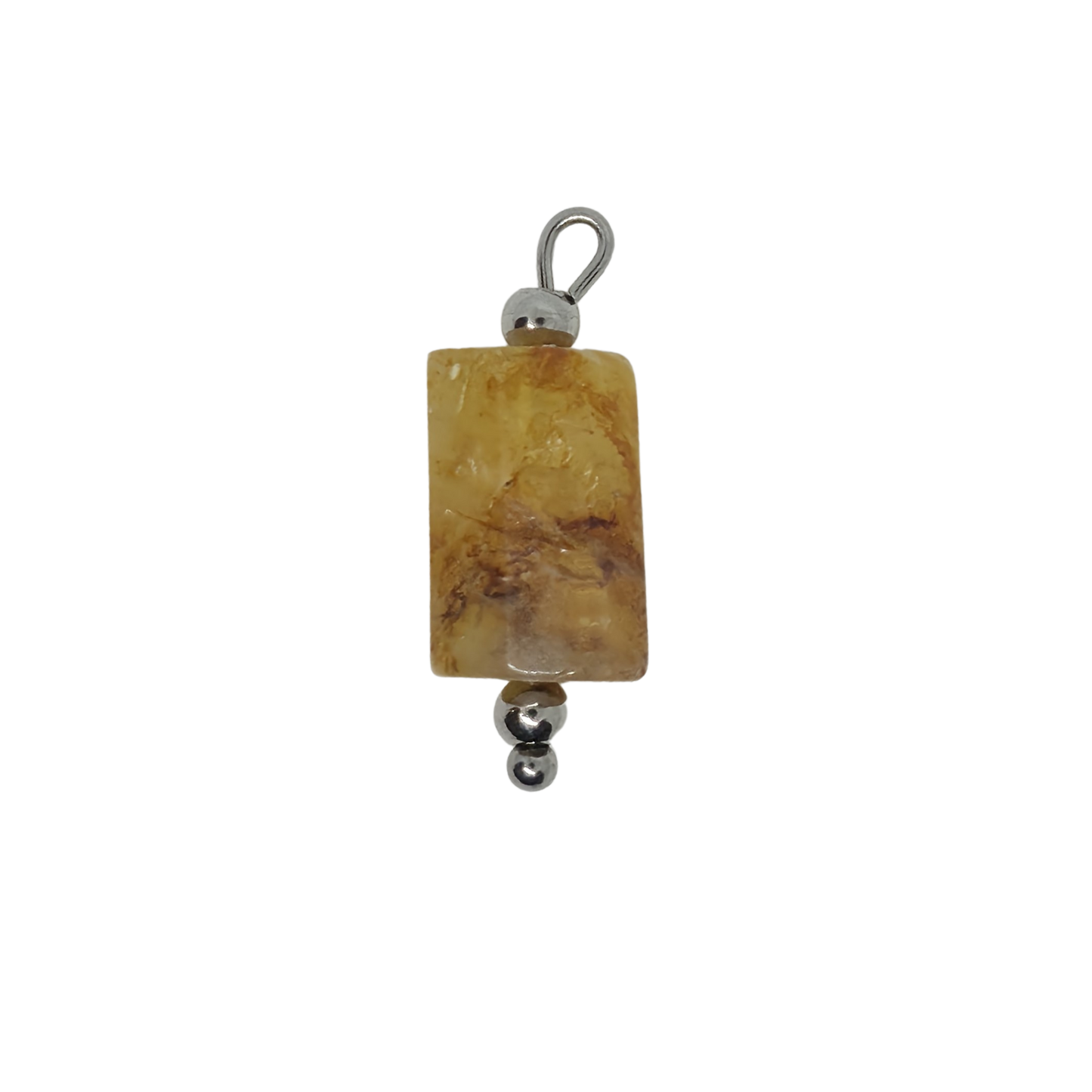 Citrine Tower Gemstone Charm