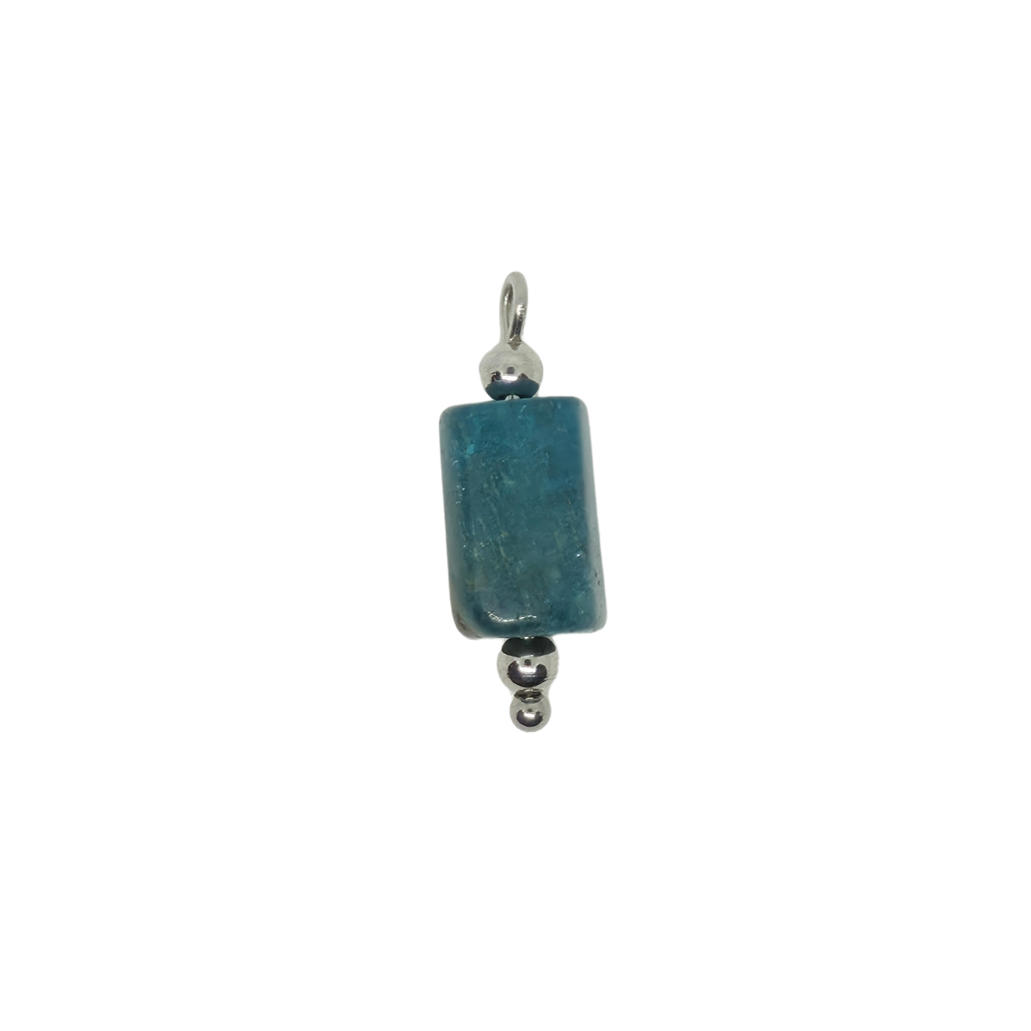 Blue Apatite Gemstone Charm