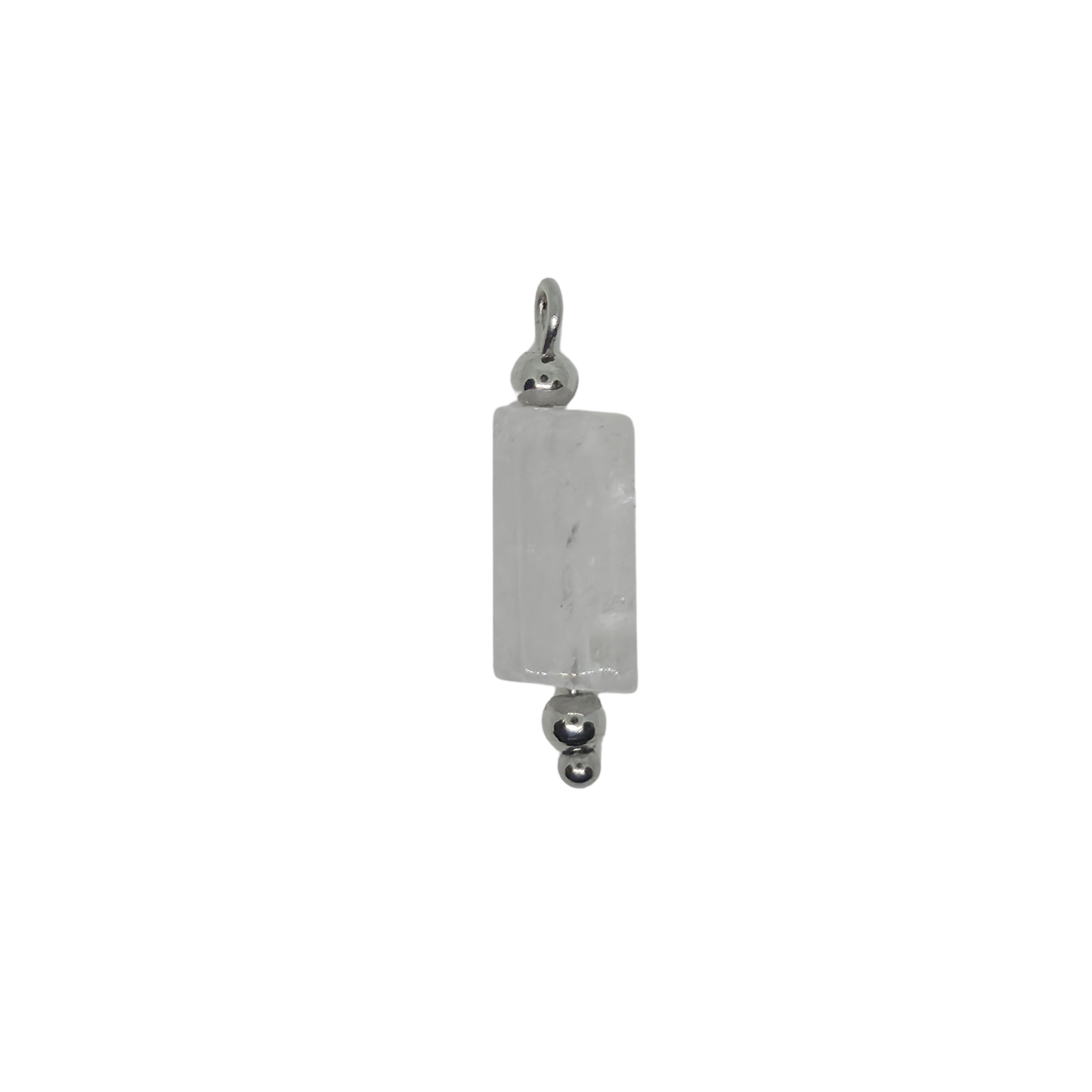Clear Quartz Gemstone Charm