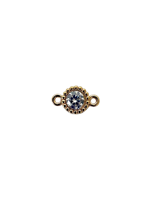 Rhinestone Connector Charm
