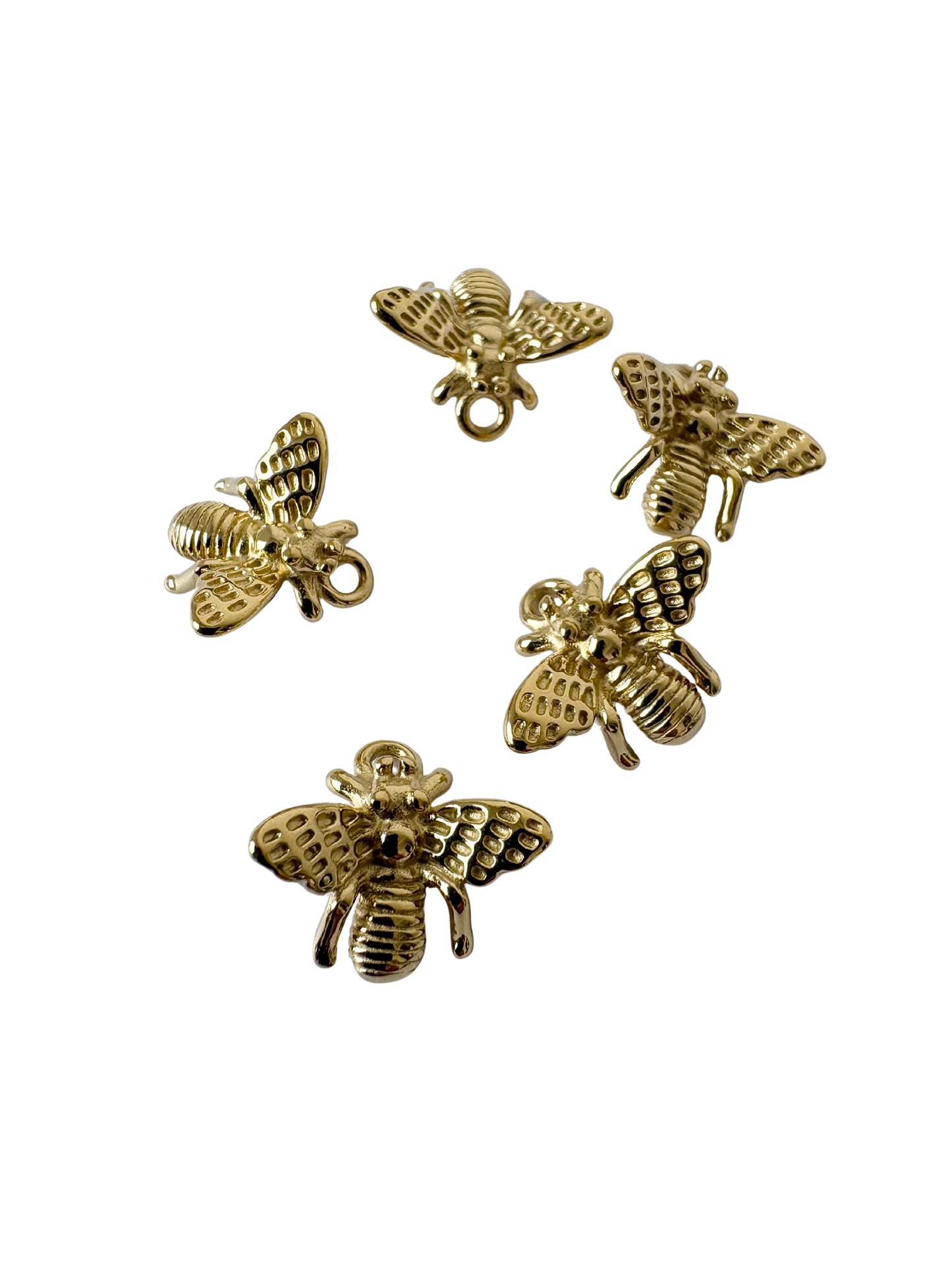 Intricate 3D Bee Charm