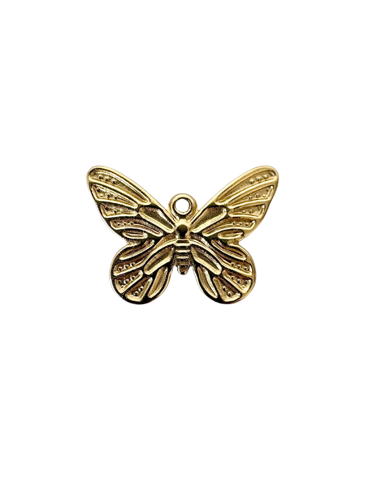 Butterfly Charm - Stainless Steel PVD