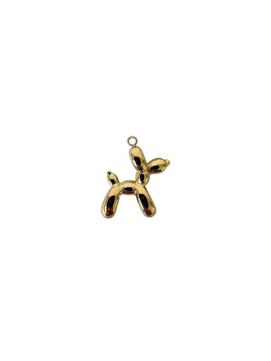 Balloon Animal Charm - Stainless Steel PVD