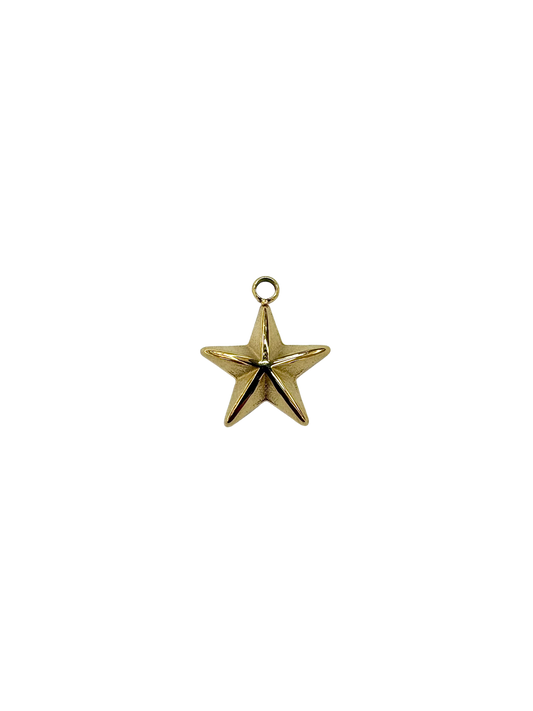 Celestial Star Charm - Stainless Steel PVD