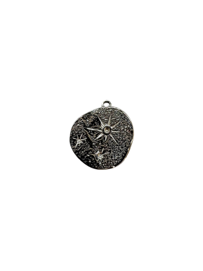 Asymetrical Star Coin Charm
