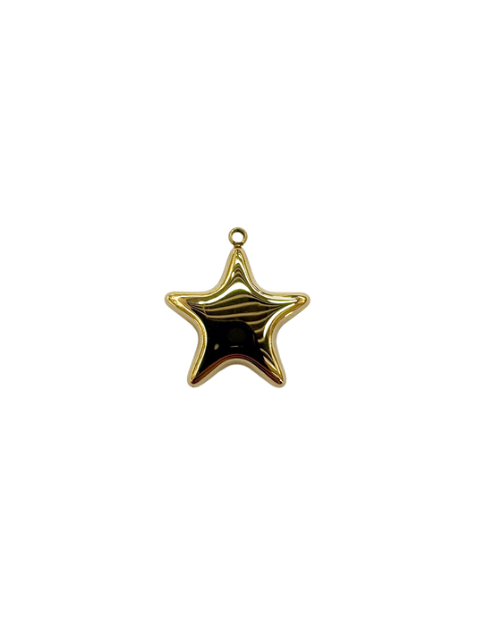 Shining Star Charm - Stainless Steel PVD