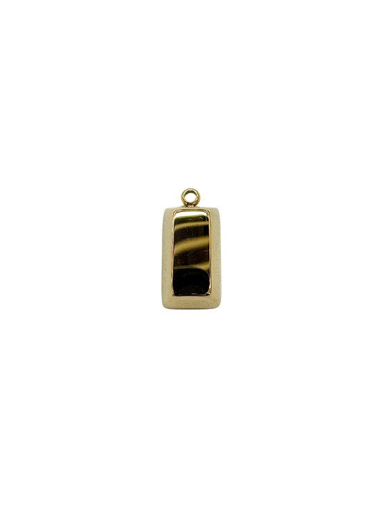 Metal Ingot Charm - Stainless Steel PVD