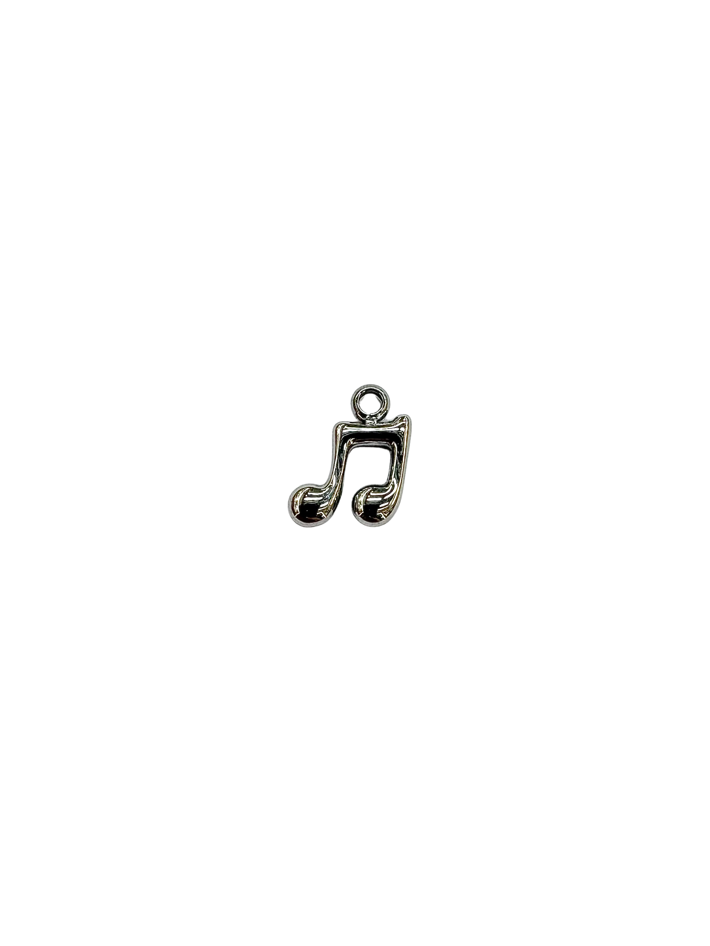 Musical Note Charm - Stainless Steel PVD