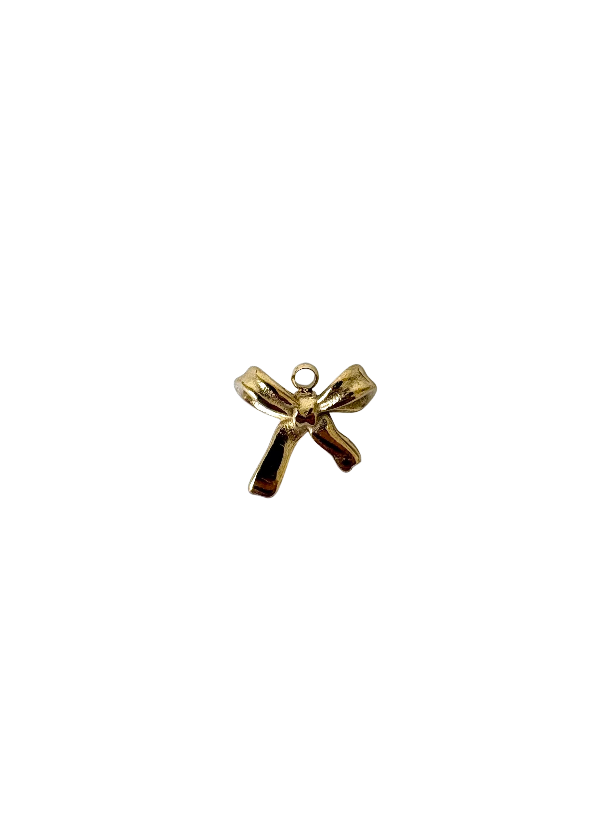 Bow Charm - Stainless Steel PVD