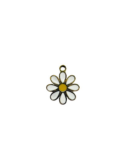 Enamel Daisy Charm