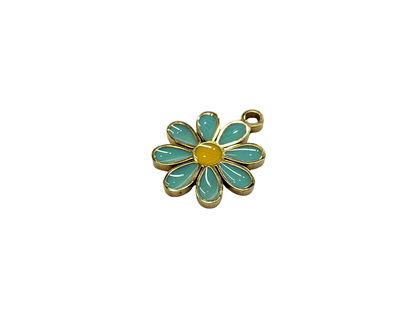 Enamel Daisy Charm