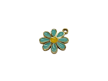 Enamel Daisy Charm