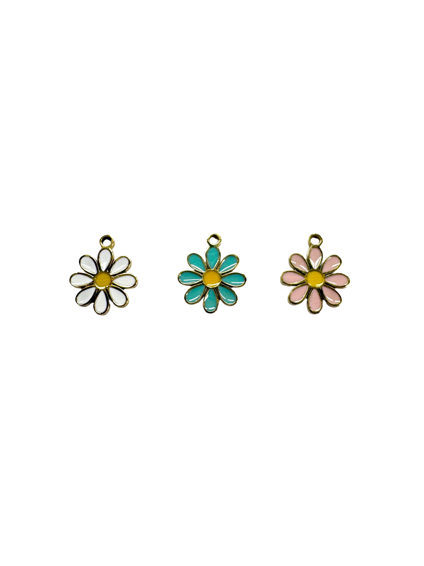 Enamel Daisy Charm