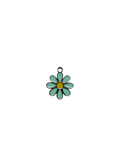 Enamel Daisy Charm