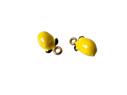 Enamel Lemon Charm