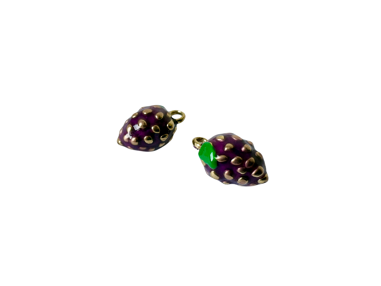 Enamel Berry Charm