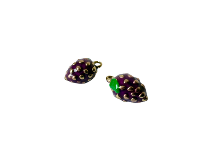 Enamel Berry Charm
