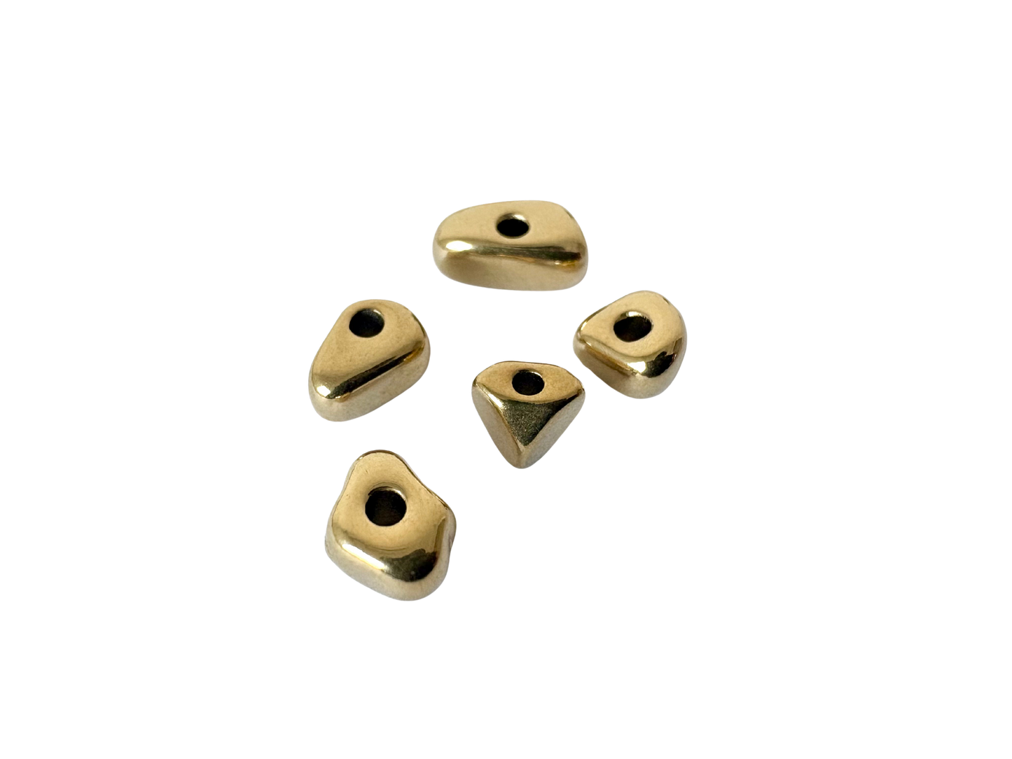 Asymetrical Metal Bead