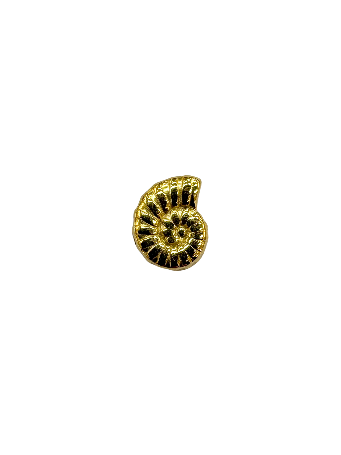Spiral Shell Metal Bead