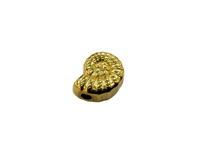 Spiral Shell Metal Bead