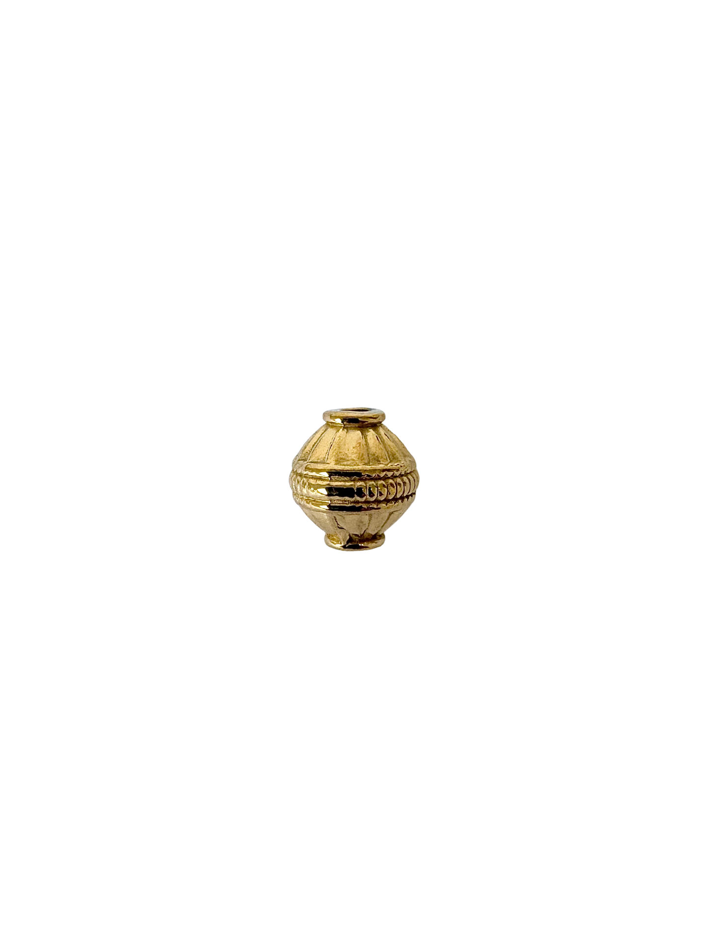 Vessel Shaped Metal Bead