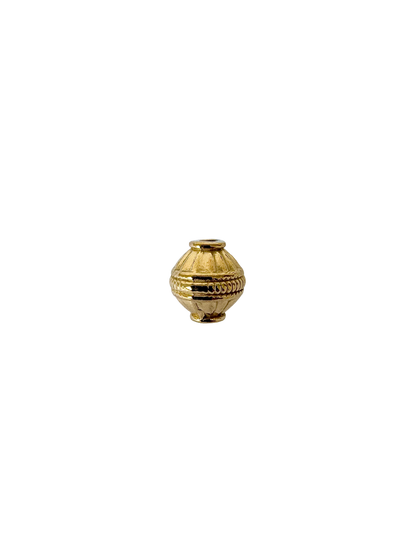 Vessel Shaped Metal Bead