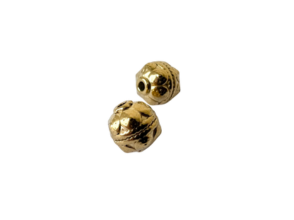 Intricate Barrel Metal Bead