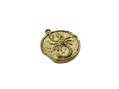 Zodiac Sign Coin Charms, Set of 12
