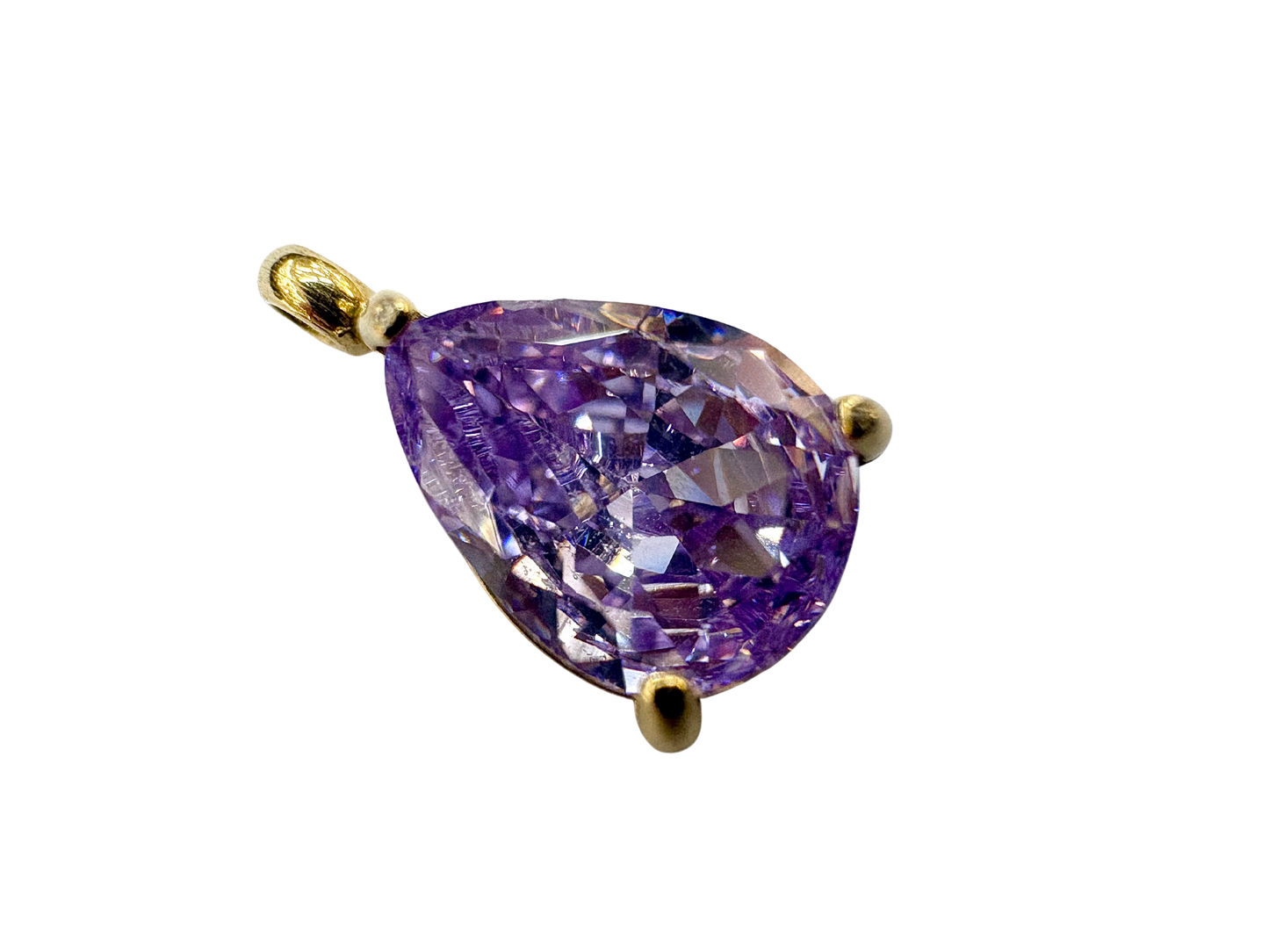 Pear Cut Birthstone Charms, Set of 12