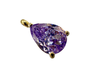 Pear Cut Birthstone Charms, Set of 12