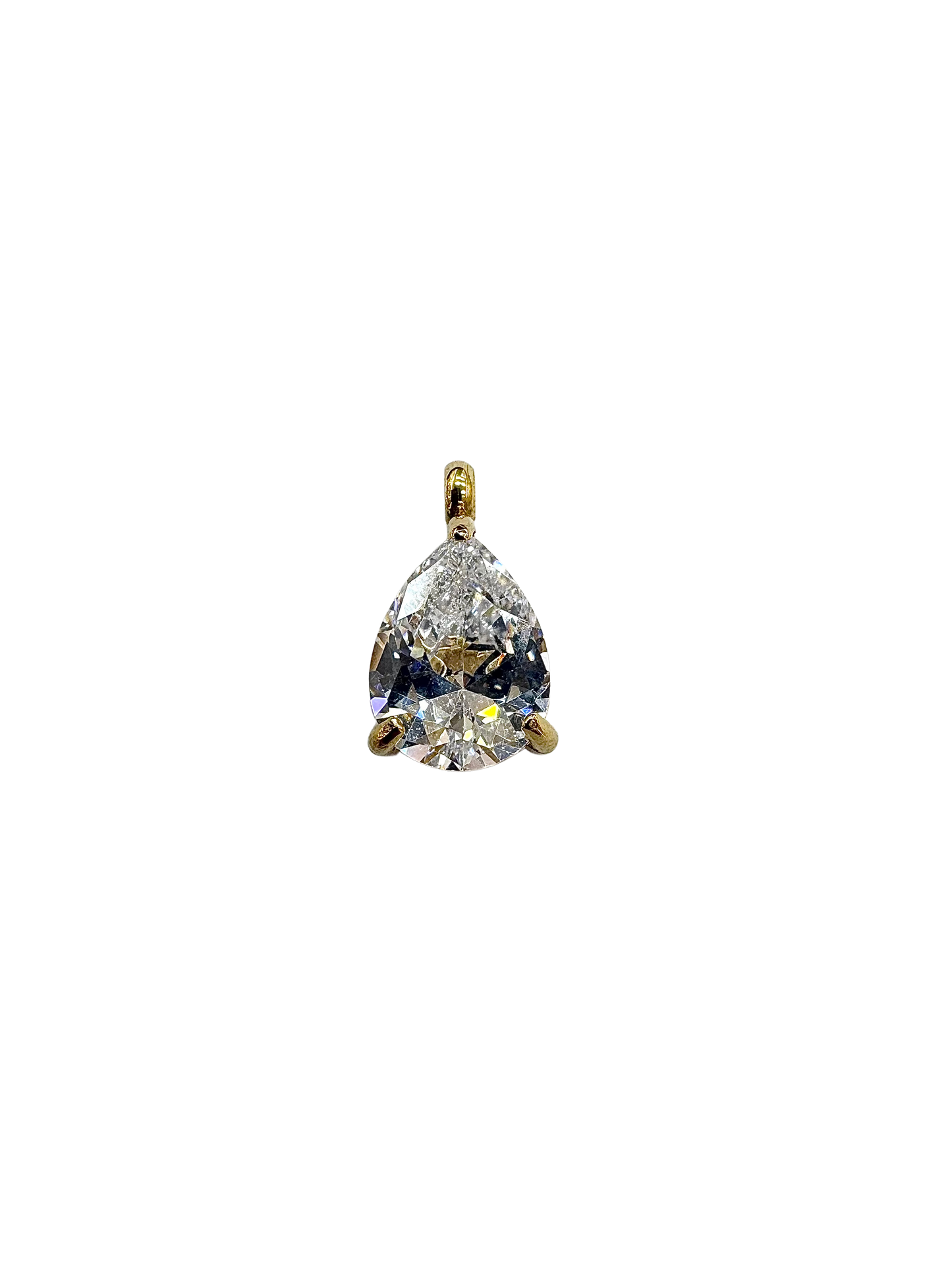 Pear Cut Birthstone Charms, Set of 12