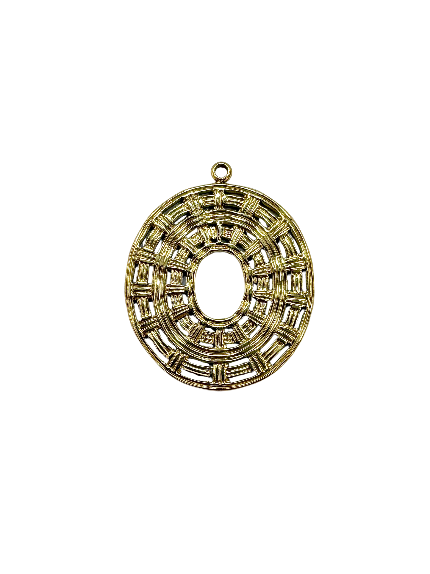 Woven Medallion Pendant