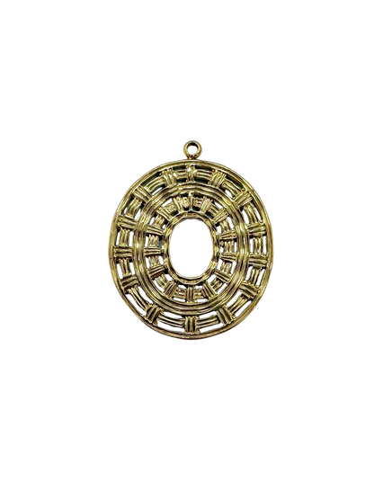 Woven Medallion Pendant