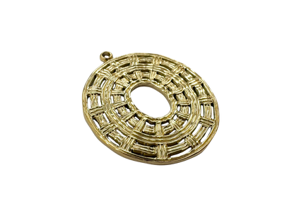 Woven Medallion Pendant