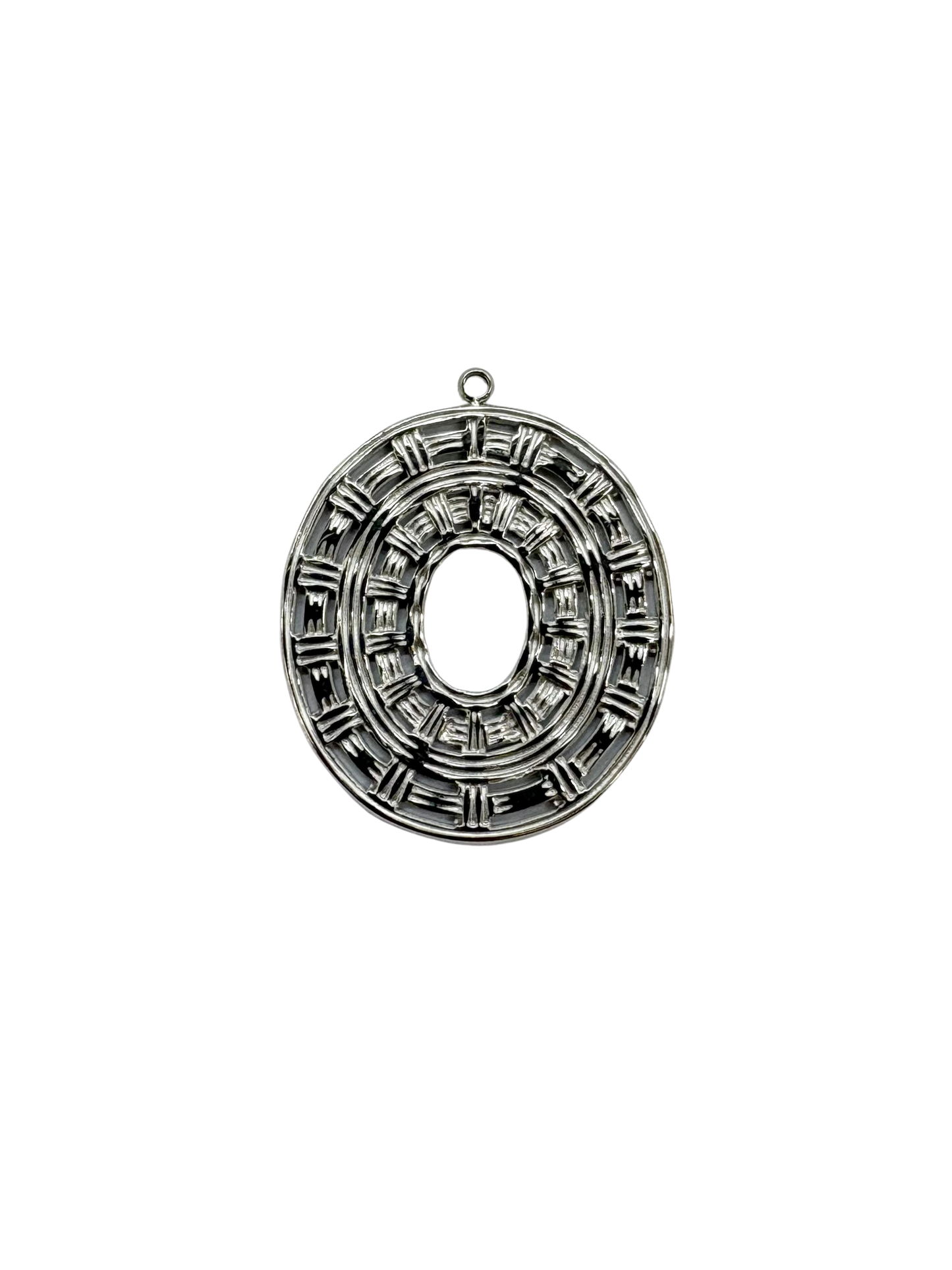 Woven Medallion Pendant