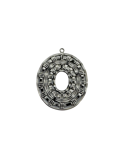 Woven Medallion Pendant