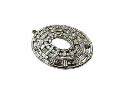 Woven Medallion Pendant