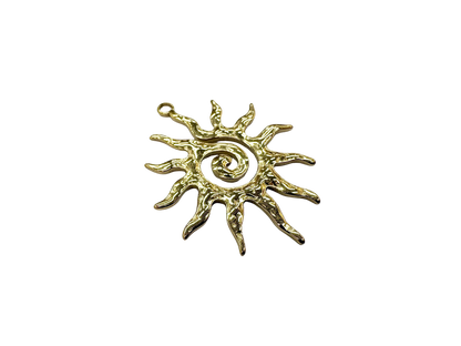 Large Spiral Sun Pendant