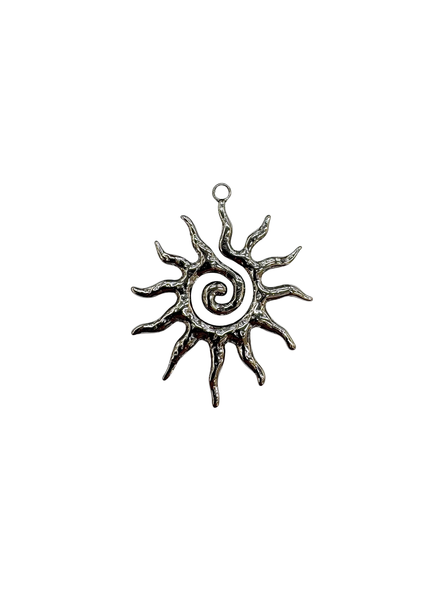 Large Spiral Sun Pendant