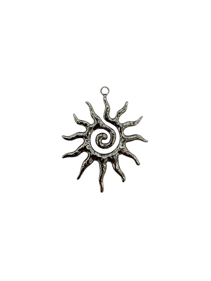 Large Spiral Sun Pendant
