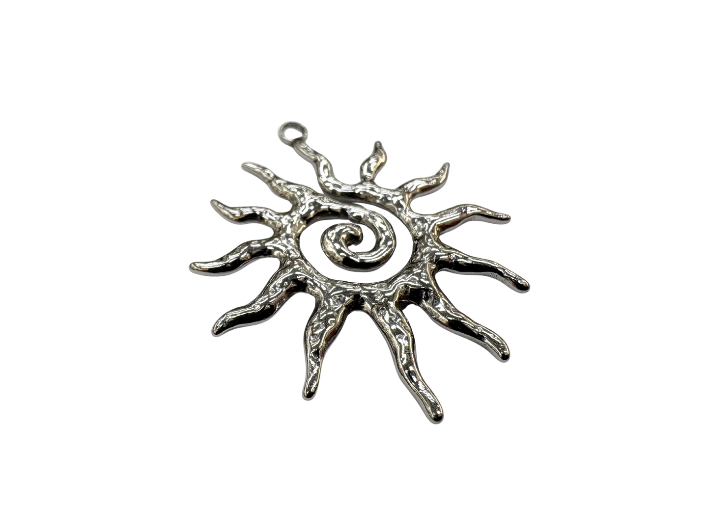 Large Spiral Sun Pendant