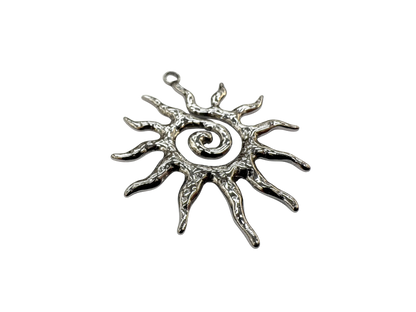 Large Spiral Sun Pendant